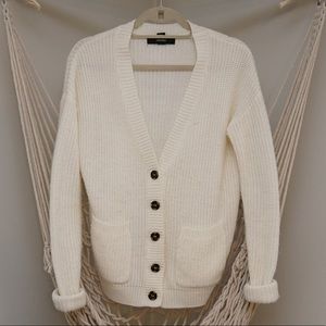 ✨Cream Button Up Oversized Cardigan✨